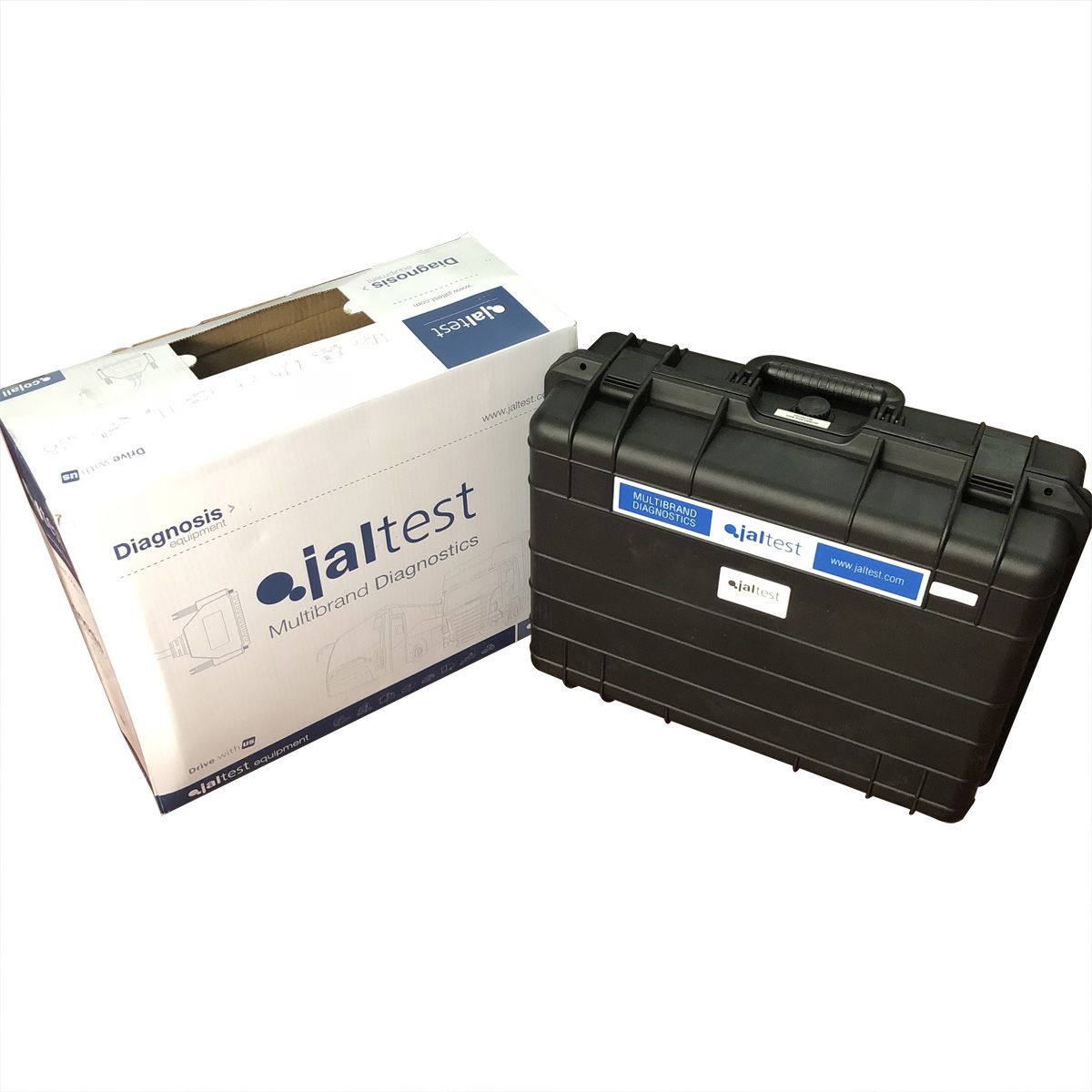 오리지널 JALTEST 풀 시스템 트럭 진단 고장 진단기 풀 시스템 풀 진단 엔진 변속기 재설정 JALTEST-OBD 리더기 중형 트럭