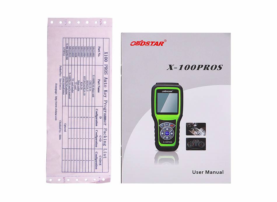 기본 OBDStar X100 PROS C+D+EEPROM 모델 X-100 PROS 자동 키 프로그래밍 이정표 보정 도구