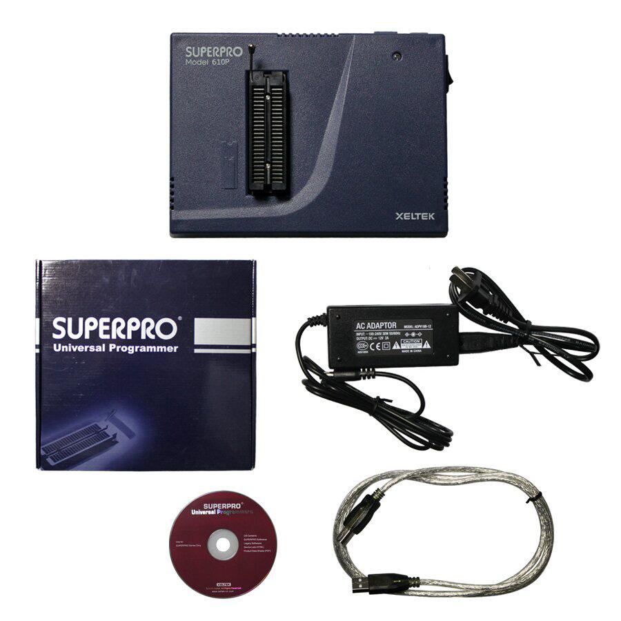 기본 Xeltek USB Superpro 610P 범용 프로그래머, 48개의 범용 핀 구동