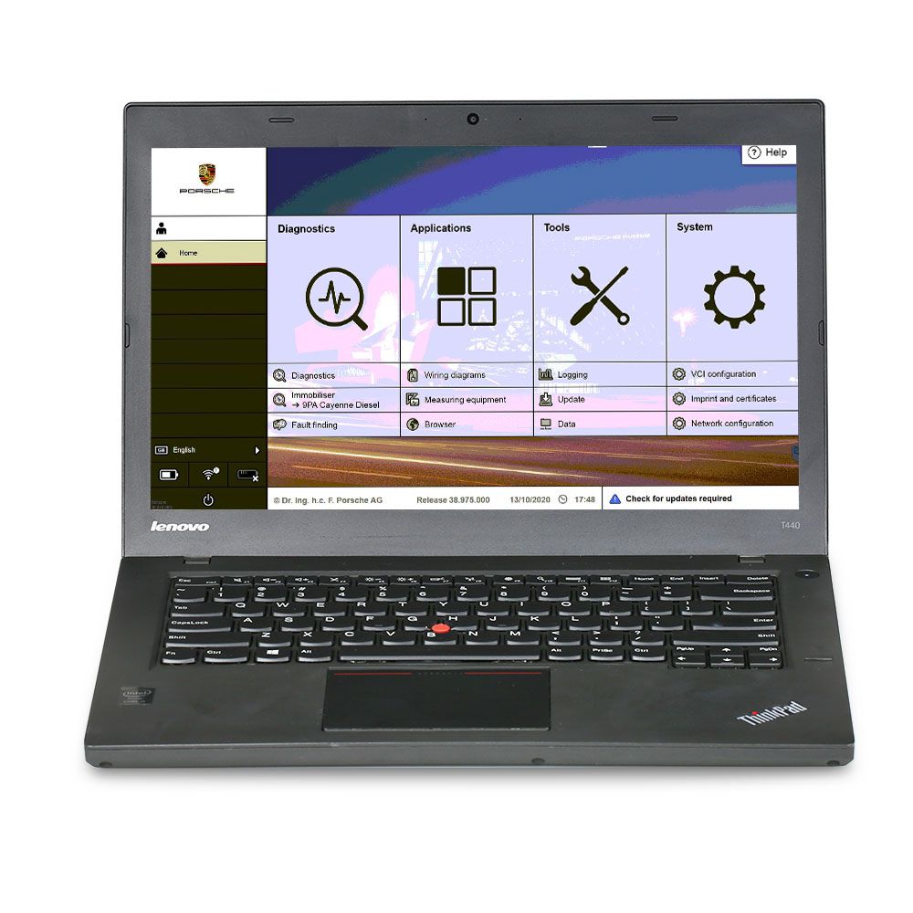 V39.8 및 V38.3 소프트웨어가 탑재된 고품질 포르쉐 Piwis III 500G SSD는 Lenovo T440 I5 CPU 노트북에 장착되어 신구 포르쉐를 위한 것이다