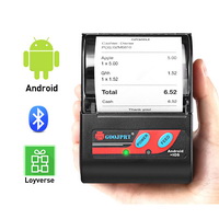 Recibo portátil impresora Bluetooth factura caliente impresora taxi 58mm Android Ios Windows máquina de recibo inalámbrico recargable
