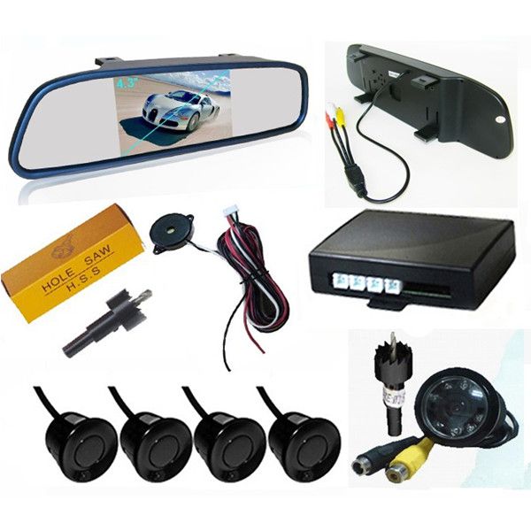 REARVIEW MIRROR WITH 4.3" TFT AND CAMERA