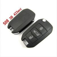 Peugeot 508 Remote 3 Button 433mhz