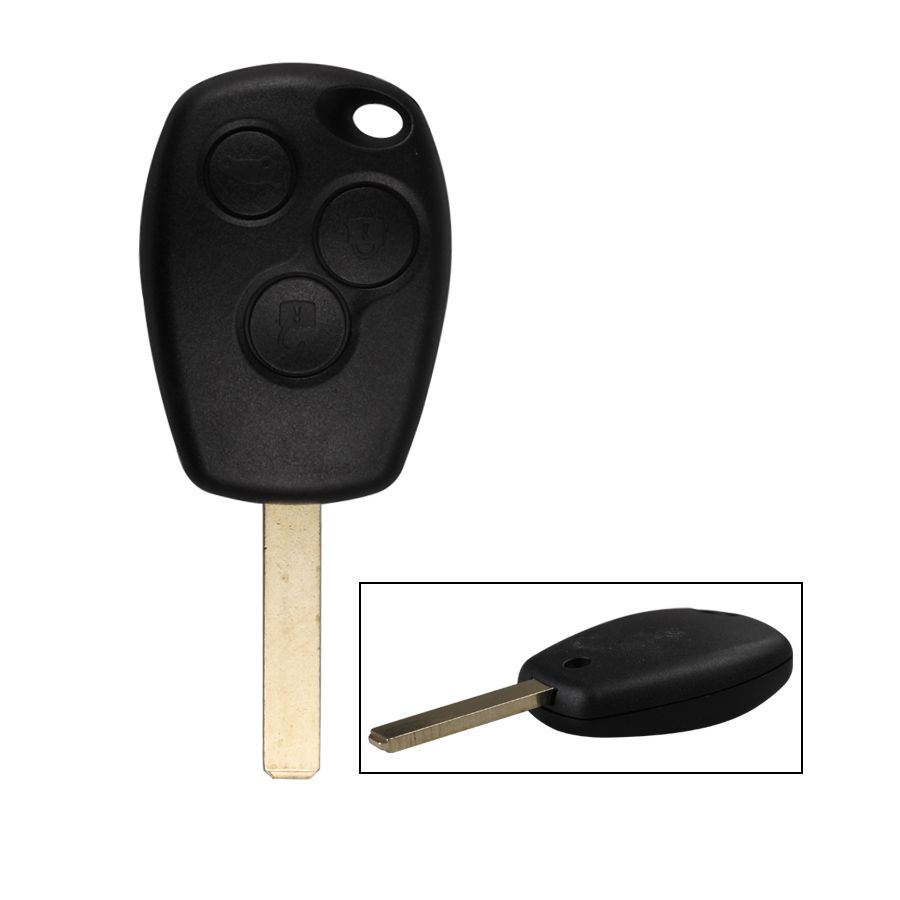 3 Button Remote Control Key 433MHZ 7947 Chip For Re-nault
