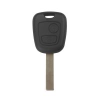 Llave de control remoto Citroën 2 botón 434mhz hu83 2b (con ranura)