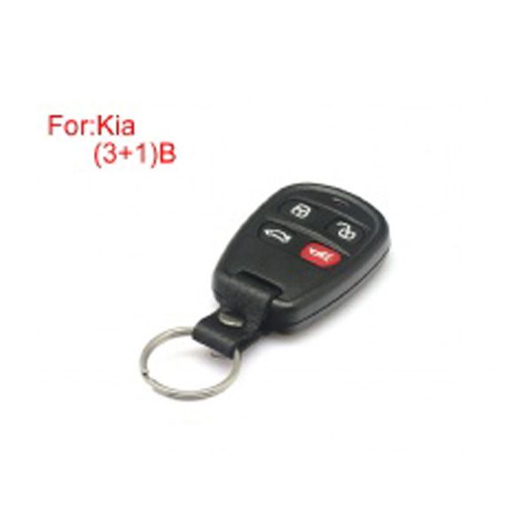 Kia 5 piezas / lote de carcasa de llave de control remoto (3 + 1) botón