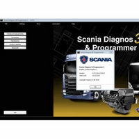 Scania SDP3 2.54.1 암호화된 개가 없는 VCI 3 VCI3의 진단 및 프로그래밍