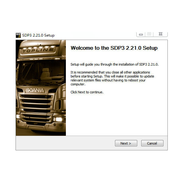 Scania SDP3 V2.21.1 Software for Scania VCI2 & Scania VCI3 Trucks/Buses Without USB Dongle