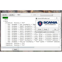 Programa de cifrado / descifrado de archivos Scania SopS (editor) v1.0.003