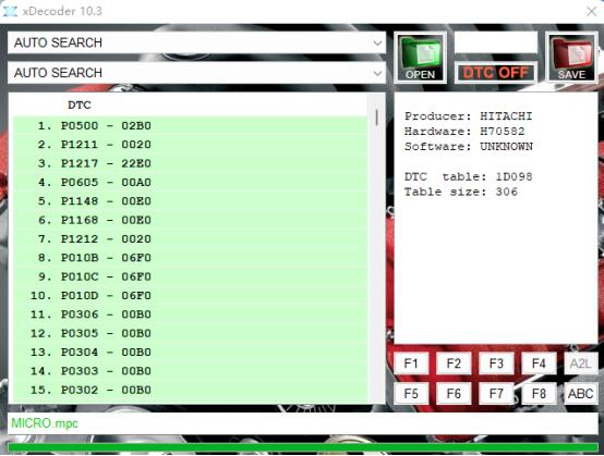 Servicio de trabajo de software de blindaje de código de falla xdecoder 10.5 DTC para kess ktag pcmtuner