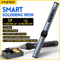 FNIRSI HS-01 Smart Electric Lötkolben PD 65W Einstellbare Konstante Temperatur Schnelle Hitze Portable Lötkolben Station Kit