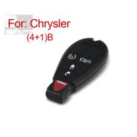 Chrysler duradero carcasa de llave inteligente 4 + 1 botón