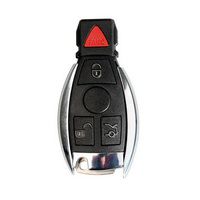 Smart Key Shell 4 Button with the Plastic for Mercedes Benz Assembling with VVDI BE Key Perfectly 5pcs/lot