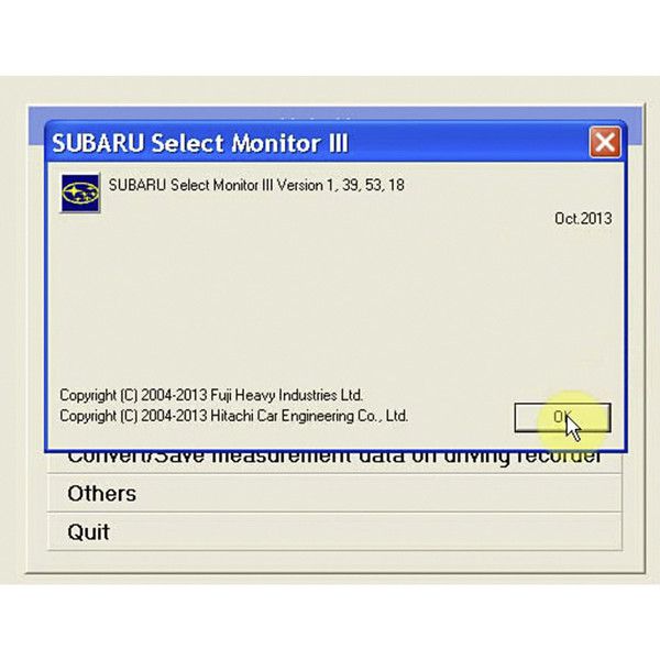 V2020.7 VXDIAG 다중 진단 도구용 SUBARU SSM-III 소프트웨어 라이센스