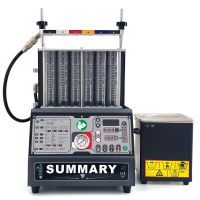 SUMMARY POWERJET PRO 260 Injector Cleaner & Tester Machine Kit Support for 110V/220V Petrol Vehicles Motorcycle 6-Cylinder