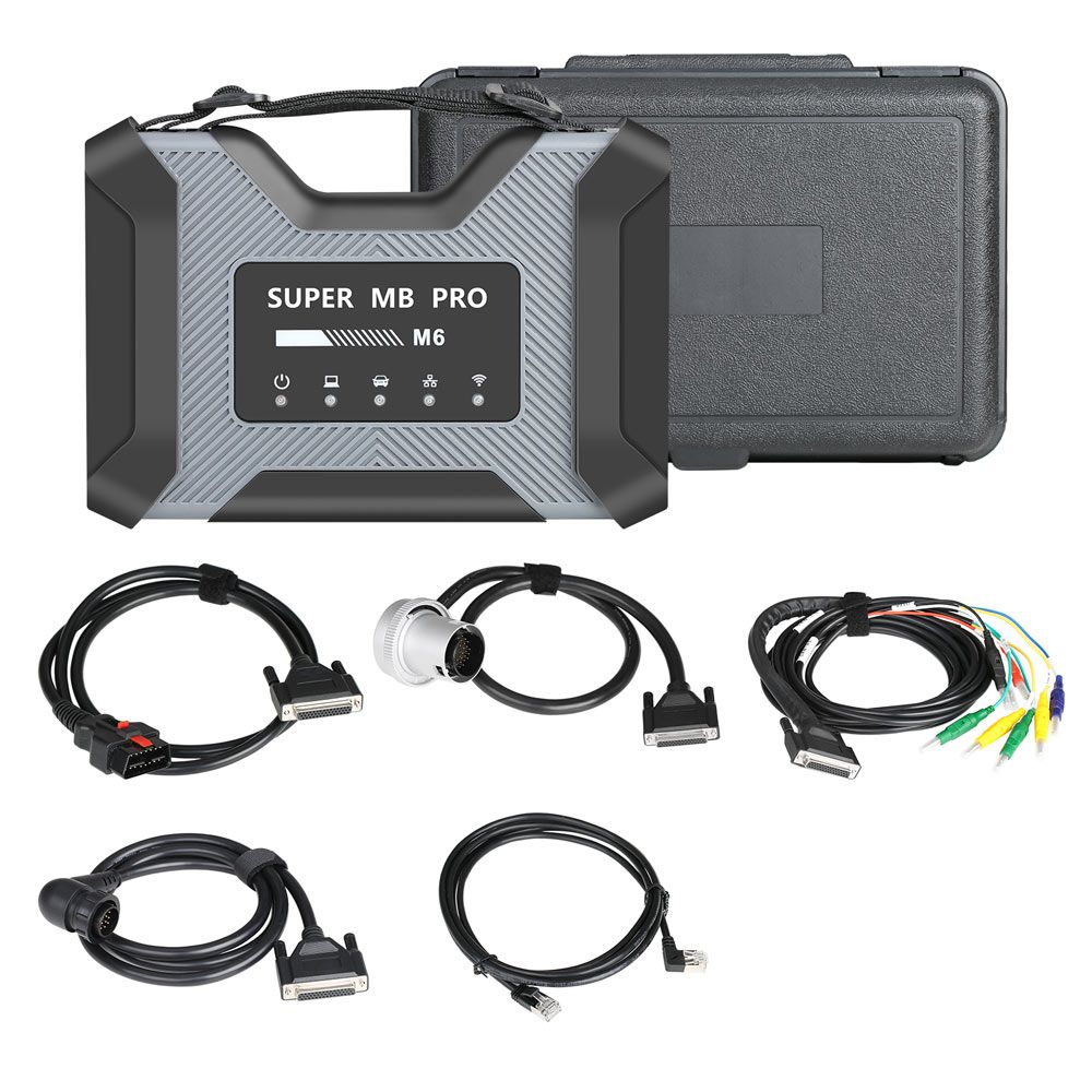  Super MB Pro M6 Wireless Star Diagnosis Tool Full Configuration Work on Both Cars and Trucks Support W223 C206 W213 W167