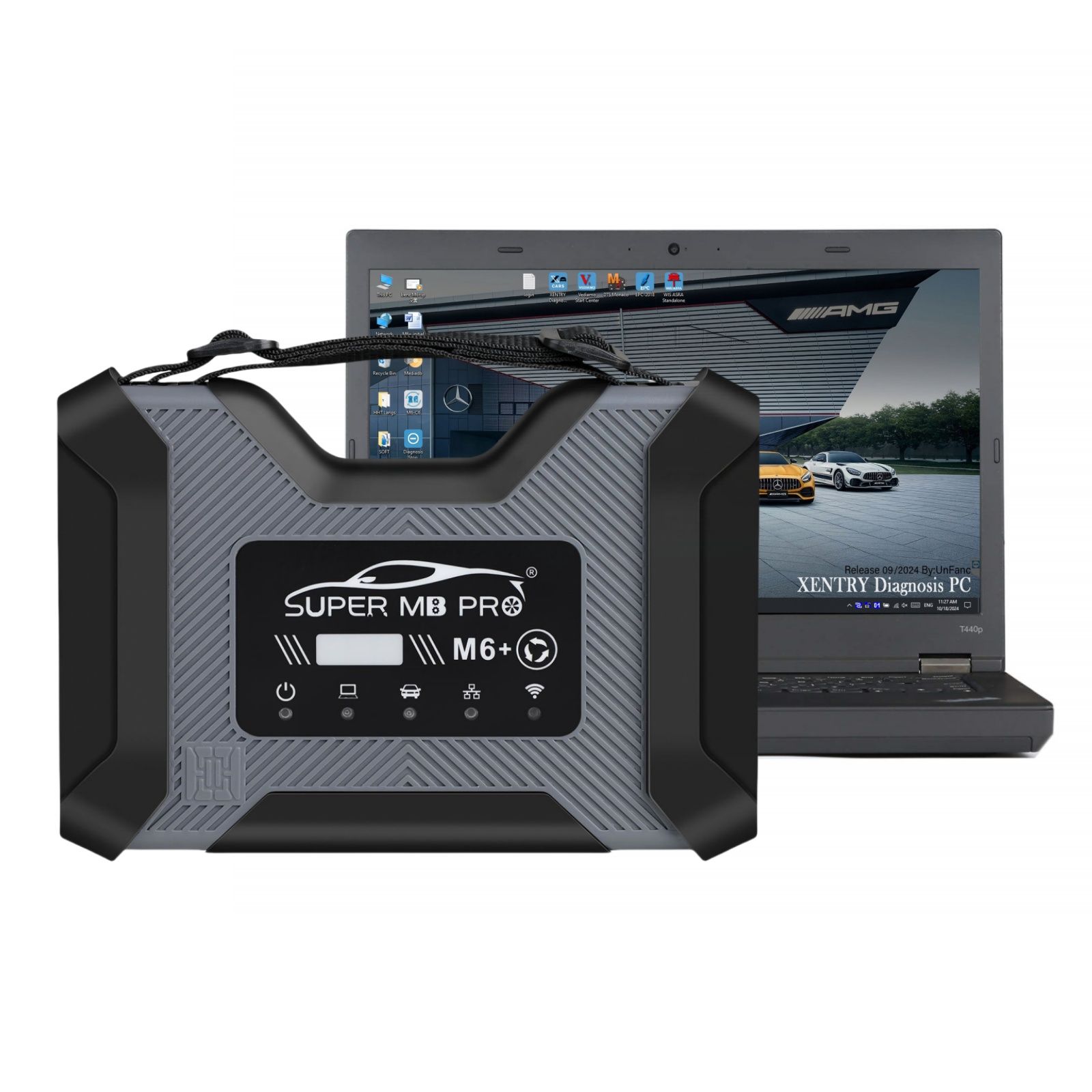 2025 Super MB Pro M6+ PRO Full Version DoIP Benz With 512G SSD Software Pre-installed on Lenovo T440P Laptop I7 CPU 8GB Memory Ready to Use