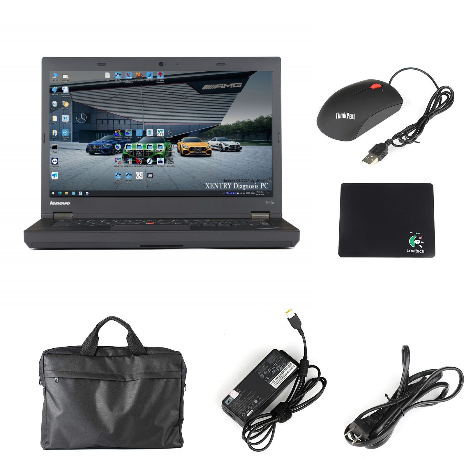 2025 Super MB Pro M6+ PRO Full Version DoIP Benz With 512G SSD Software Pre-installed on Lenovo T440P Laptop I7 CPU 8GB Memory Ready to Use