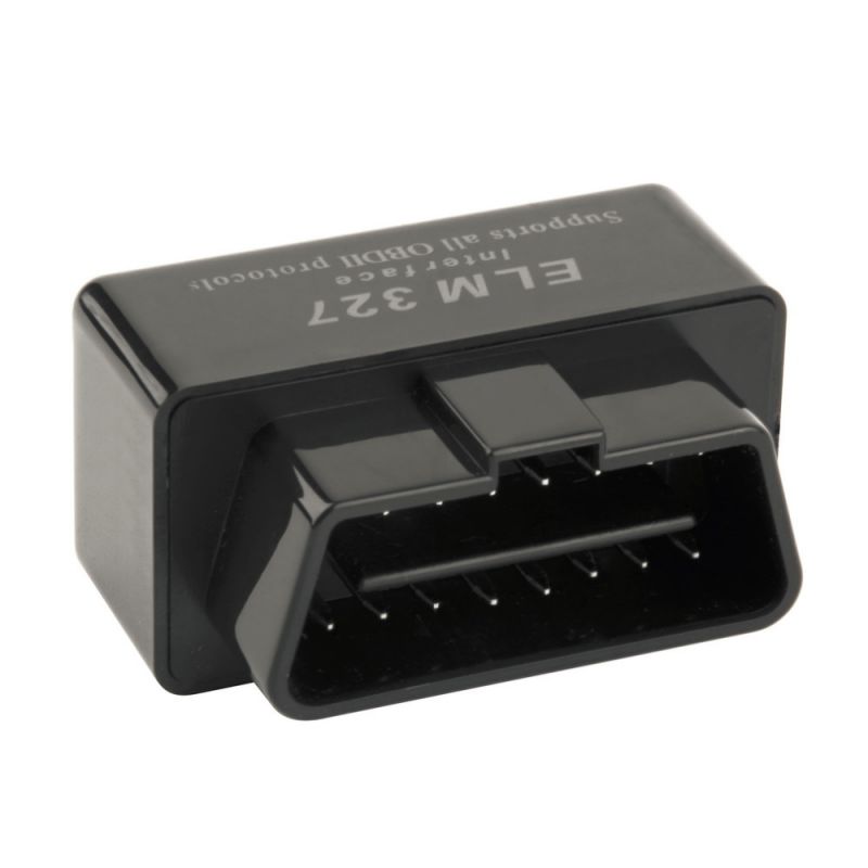 Super mini elm327 versión Bluetooth del software de escaneo de diagnóstico obd2 v2.1 (negro)