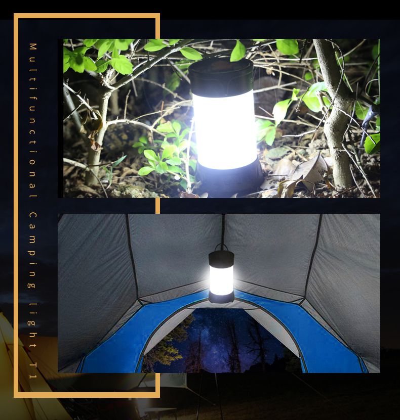 Linterna de campamento linterna T1 lámpara de campamento Lámpara LED antorcha Fenix sofirn lámpara de caravana lumintop nitecore lámpara de carpa