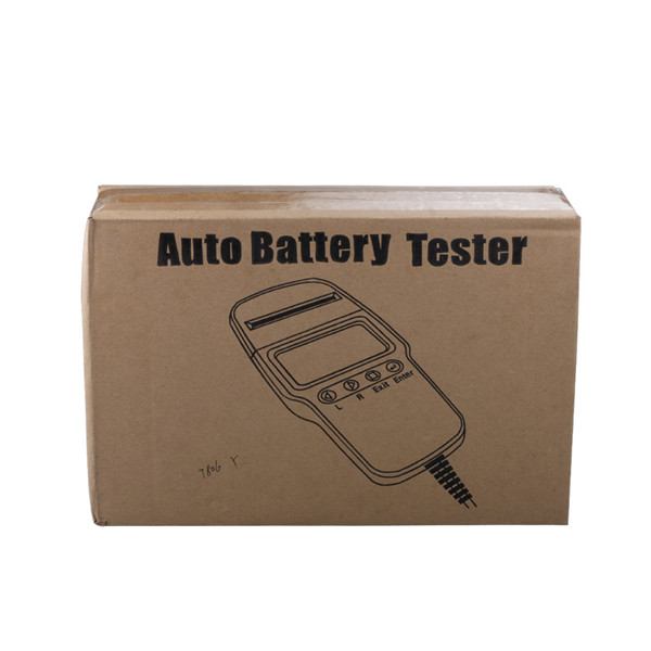 Analizador de batería automotriz de 12v con impresora para el probador de batería t806