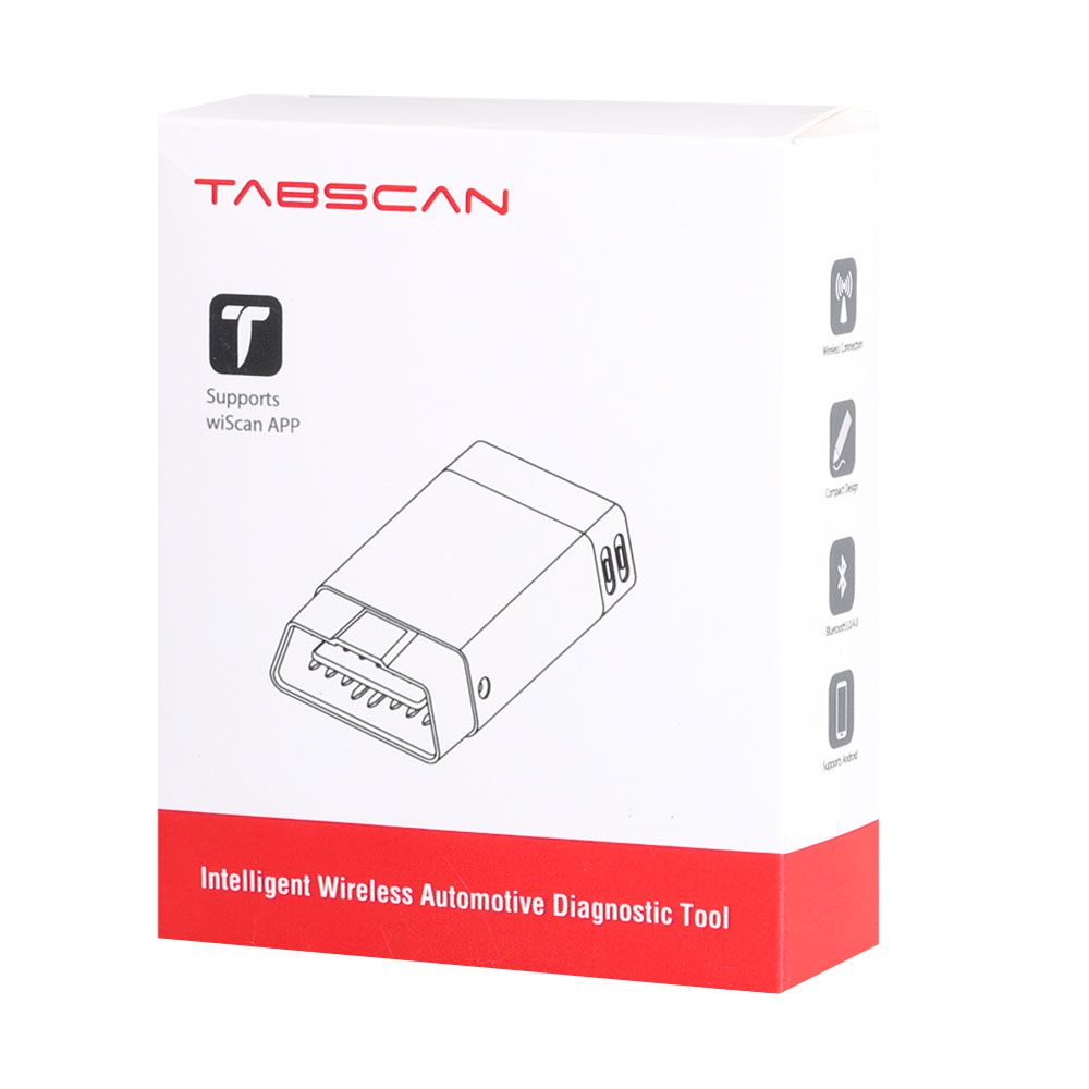 Android 휴대용 스마트 진단용 Tabscan T1 Bluetooth OBDII 스캔 도구