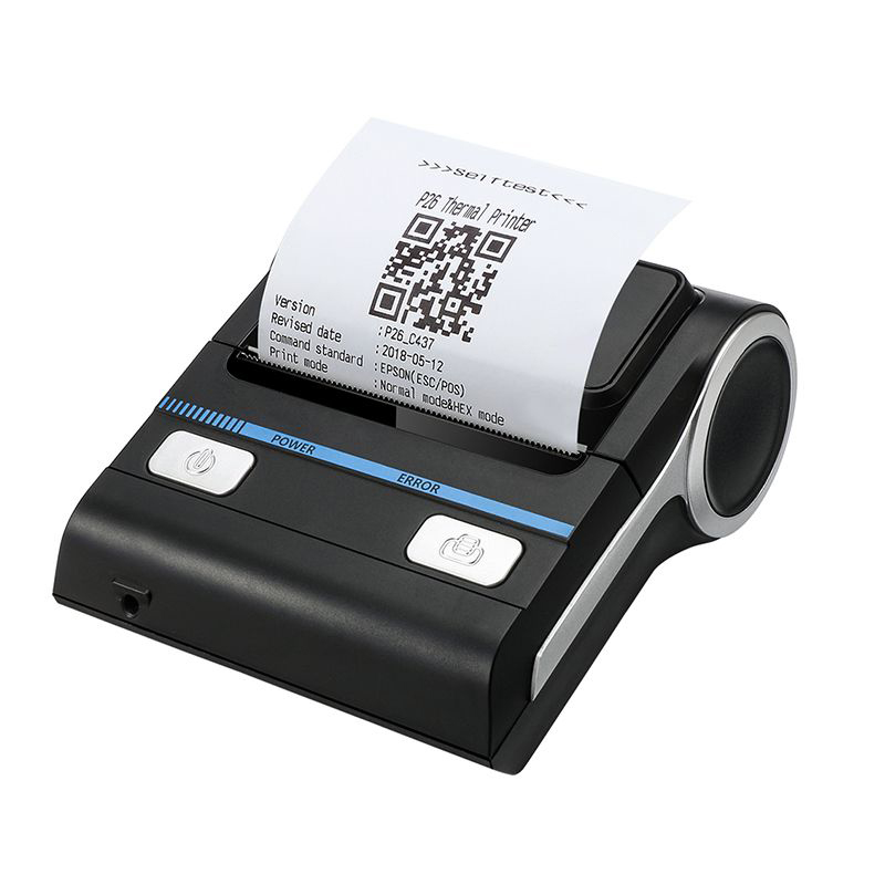 ASHATA Thermal Receipt Printer Black for Windows/Linux/Android/iOS 80mm / 58mm USB Thermal Printer,Waterproof Ticket Printer for Cash Register and ESC/POS