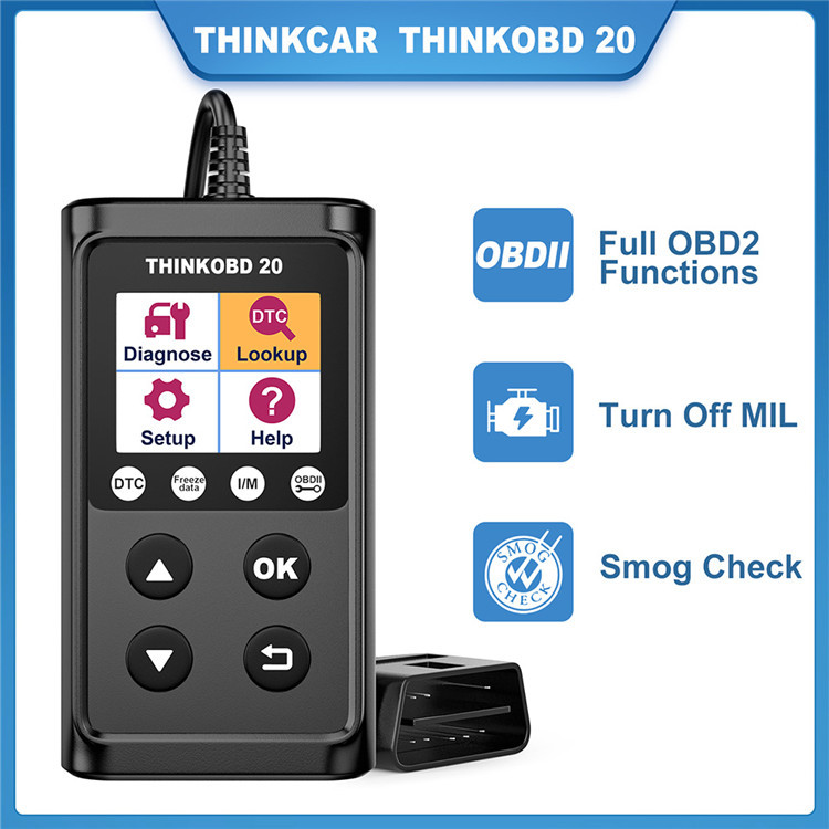 Thinkcar Auto OBD2 Scanner Code Reader Check Engine Fault Light Diagnostic Tool 