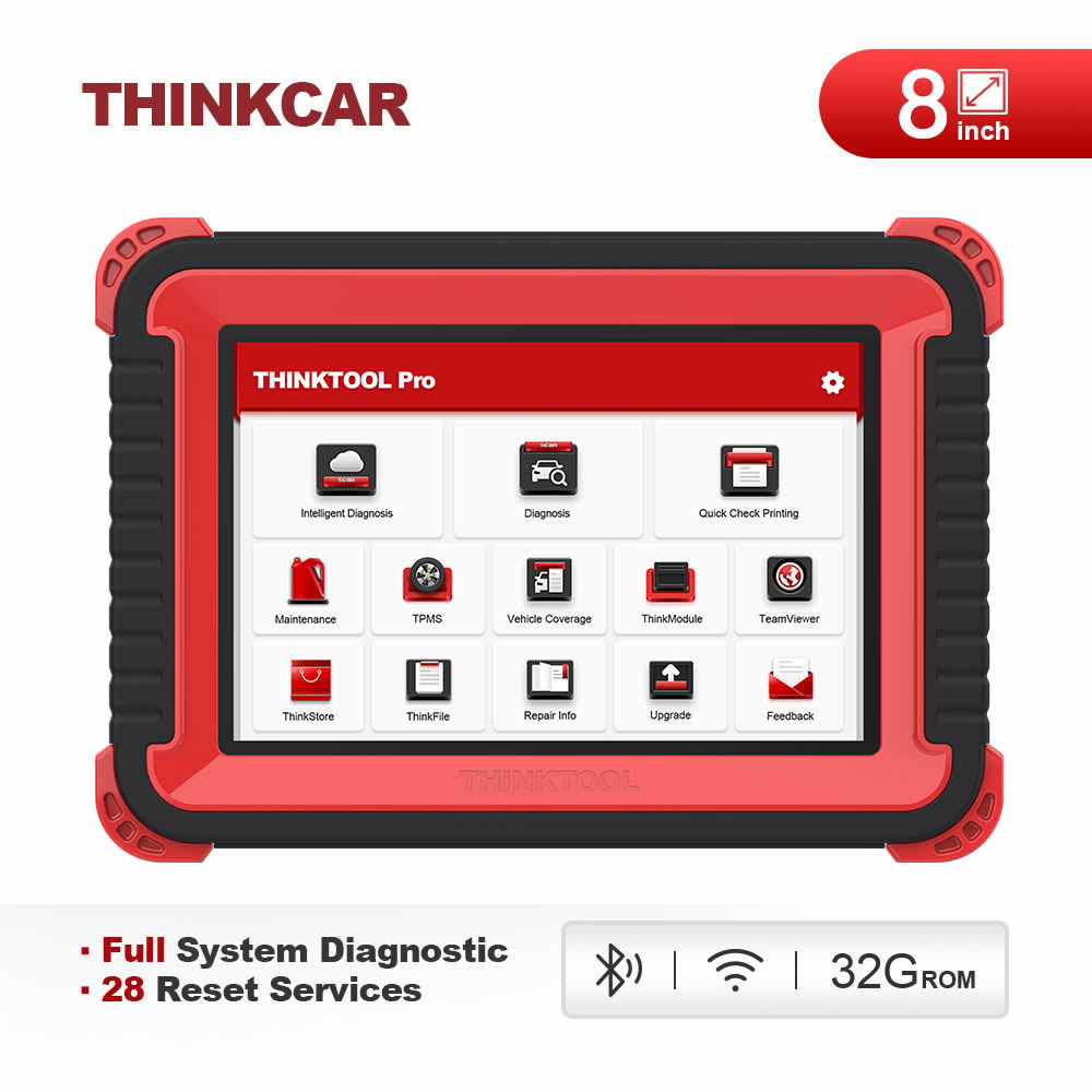 THINKCAR Thinktool Pro New OBD2 Scanner Professional 28 Reset Service Full System Car Diagnostic Tool PK LAUNCH X431 Code Reader