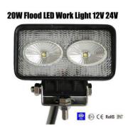 20W Flood LED Work Light OffRoad Jeep Boat Truck IP67 12V 24V