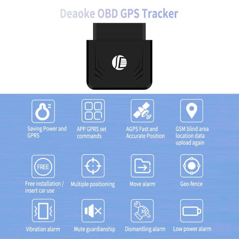 Rastreador GPS tk306 OBD a bordo obd2 interfaz de 16 agujas GPS en tiempo real localizador de equipos de seguimiento de vehículos GSM alarma móvil rastreador GPS