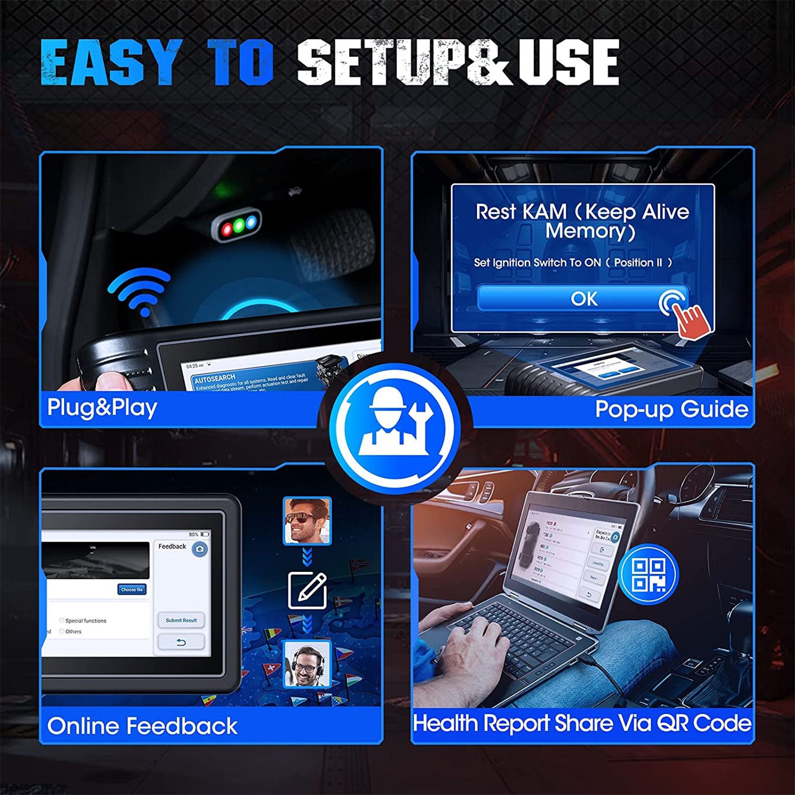 2024 TOPDON Artidiag 800 BT Mid-level All System Diagnostic Tool with 28 Service Functions Free Lifetime Upgrade Multi-Language