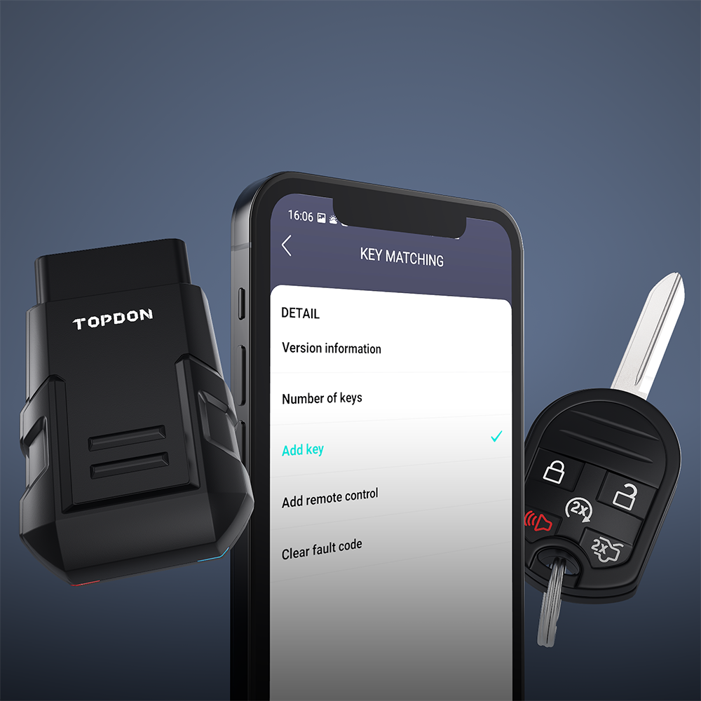 Herramienta de programación de llaves de automóviles topton escáneres automáticos de automóviles control remoto inteligente antirrobo immo obd2 / eobd lector de código Top Key