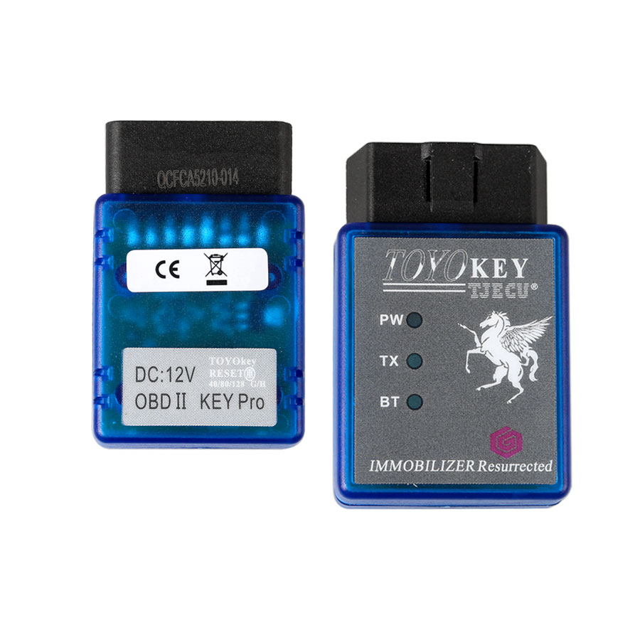 새로운 도요타 KEY OBD II KEY PRO는 도요타 G&H 및 MINI CN900 및 MINI ND900의 모든 열쇠 분실 작업을 지원합니다.