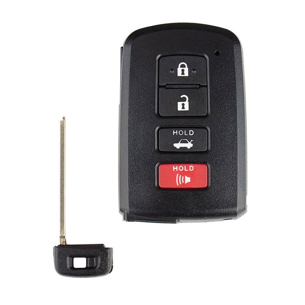 Xhorse vvdi Toyota XM SMART Key Shell 1742 con 3 + 1 botón 5 piezas / lote