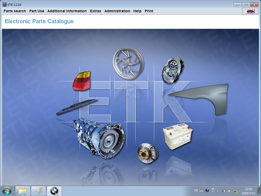 V2019.7 BMW ICOM ISTA / D 4.17 ISTA / P 3.66 500g dell formato disco duro