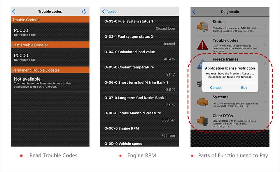 Vgate iCar 2 WIFI 버전 ELM327 OBD2 코드 리더기