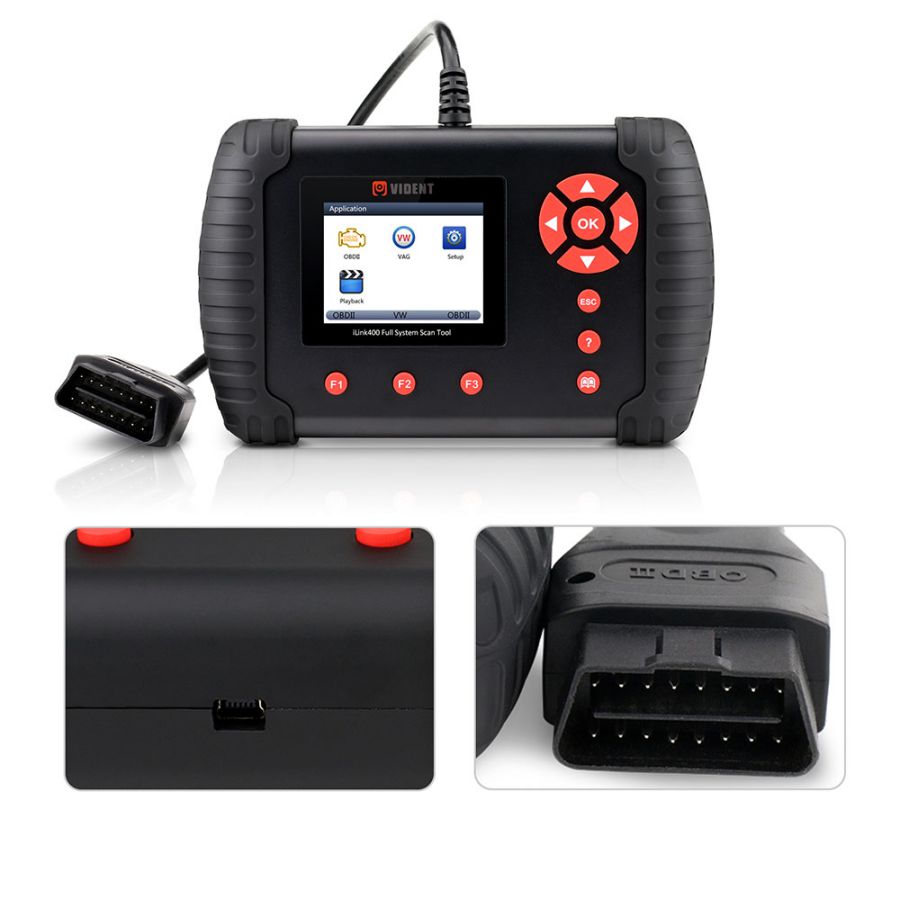 VIDENT iLink400 GM Full System Diagnostic Scanner Tool Code Reader SRS 
