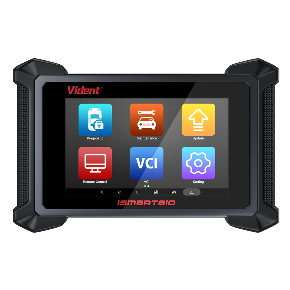 VIDENT iSmart810 OBD2 Scanner Auto Car Diagnostic Tools ECU Coding Key Programming Bi-Directional Control