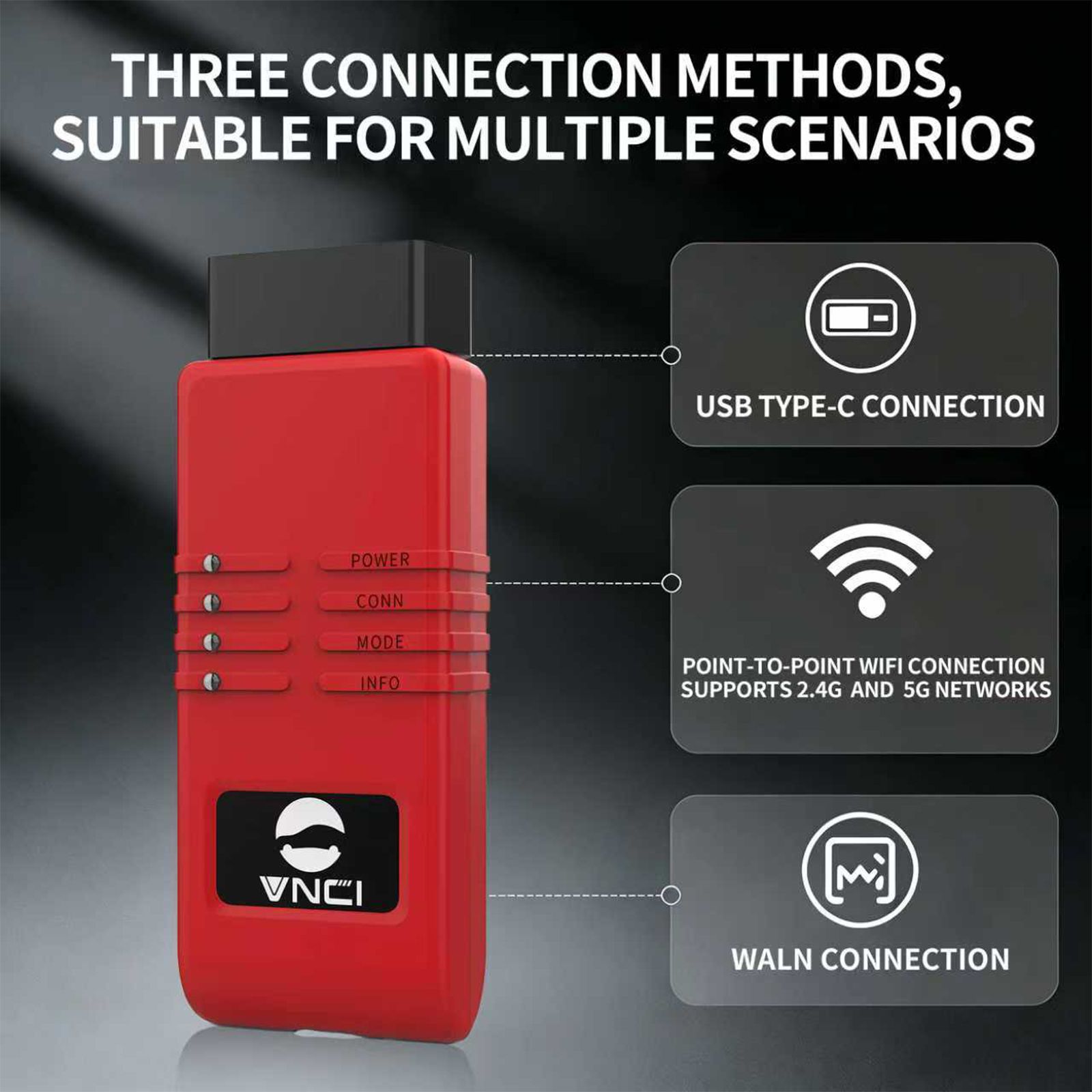 2026 VNCI 6154B Diagnostic Tool for Volkswagen Models from 1996 to 2026+ Years Supports CAN FD/ DolP Protocol