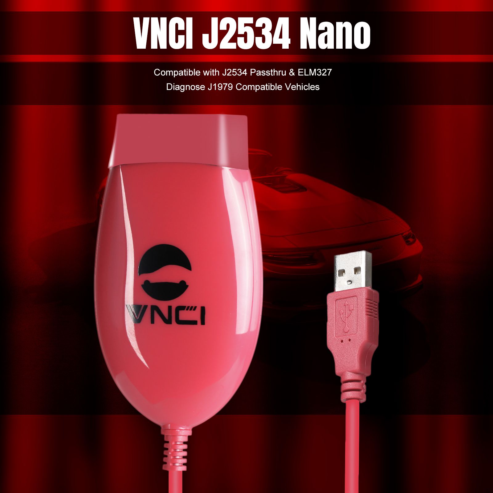 VNCI J2534 Nano 호환 J2534 Passthru 및 ELM327 진단 J1979 호환 차량 자동 전환 모드