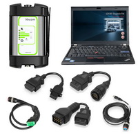 La interfaz Volvo 88890300 vocom y la computadora portátil Lenovo x220 se utilizan en la interfaz del ciclo de diagnóstico de camiones Volvo / Renault / ud / Mack