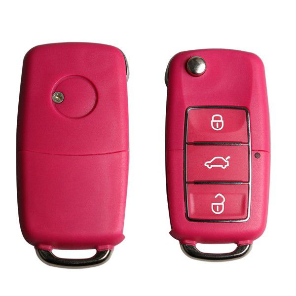Volkswagen B5 5 5 / lote con carcasa de llave de control remoto impermeable (rojo) 3 botones