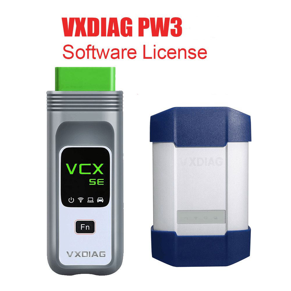VXDIAG 다중 진단 도구 및 VCX SE 하드웨어용 VXDIGA PW3 소프트웨어 라이센스, 일련번호 V71XN**, V83XD***, V94XD00501 이상, V94SE****