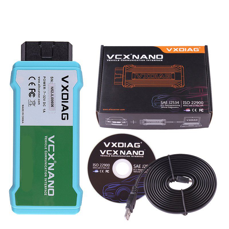 VXDIAG VCX NANO for Land Rover and Jaguar Software V160 WIFI Version