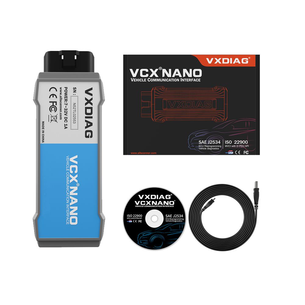  VXDIAG VCX NANO for TOYOTA TIS Techstream V17.30.011 Compatible with SAE J2534