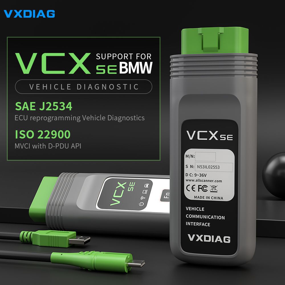  VXDIAG VCX SE for BMW Programming and Coding Same Function as ICOM A2 A3 NEXT WIFI OBD2 Diagnostic Tool without HDD