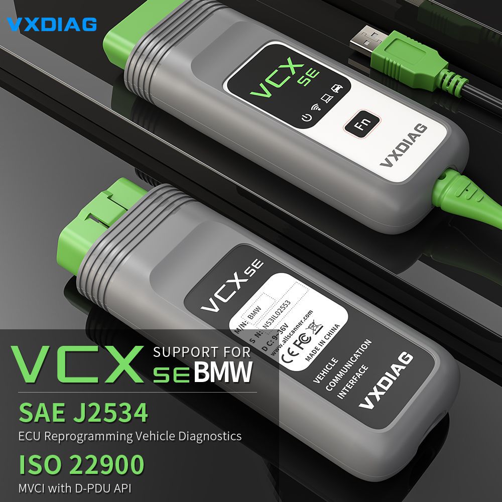 La función de programación y codificación del BMW vxdiag vcx se es la misma que la herramienta de diagnóstico ICOM A2 A3 next WiFi obd2, sin disco duro