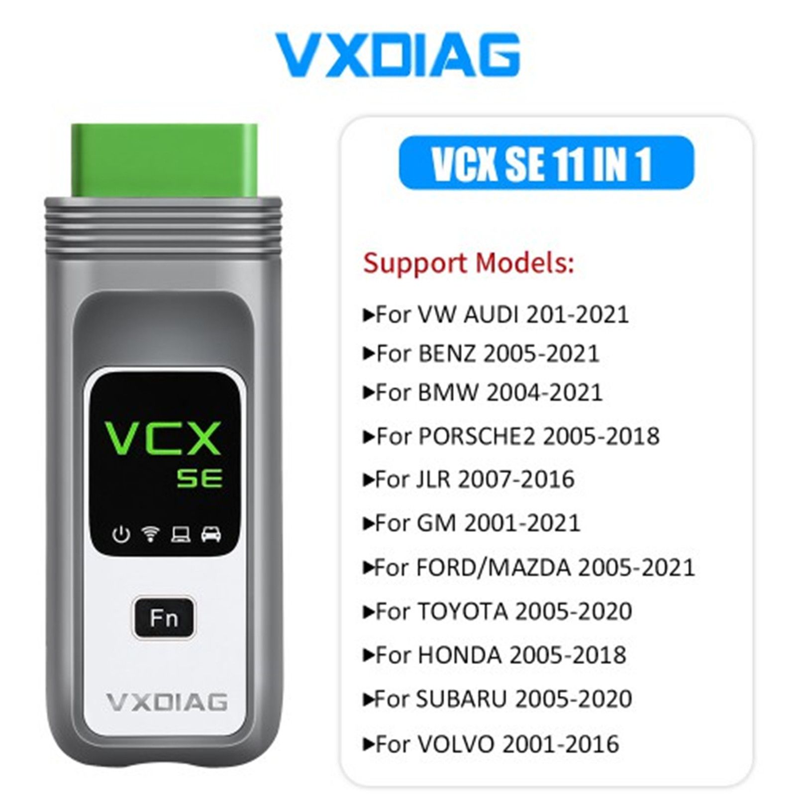 VXDIAG VCX SE DOIP 하드웨어 전체 브랜드 진단, JLR HONDA GM VW FORD MAZDA TOYOTA 스바루 VOLVO BMW BENZ 2TB 하드 드라이브