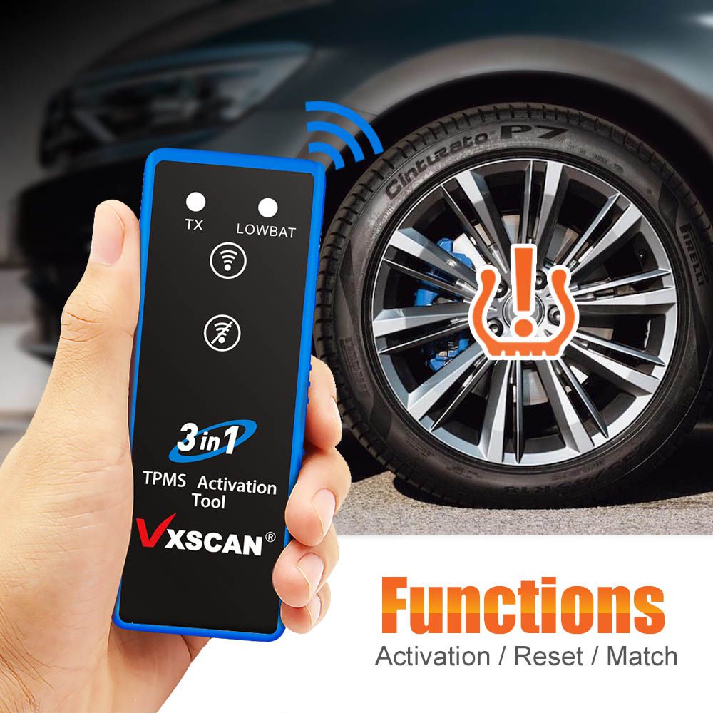 Vxscan 3 en 1 herramienta de activación tpms de presión de neumáticos para toyata / GM / Word